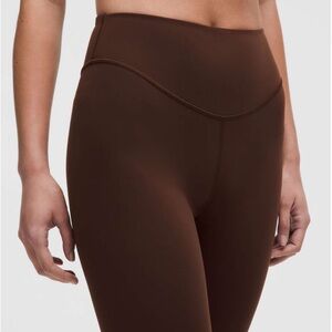 NWOT Lululemon Wunder Under SmoothCover High-Rise Tight 25" in Lava Cake